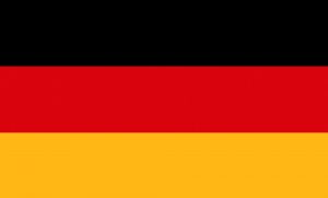 german flag close up background
